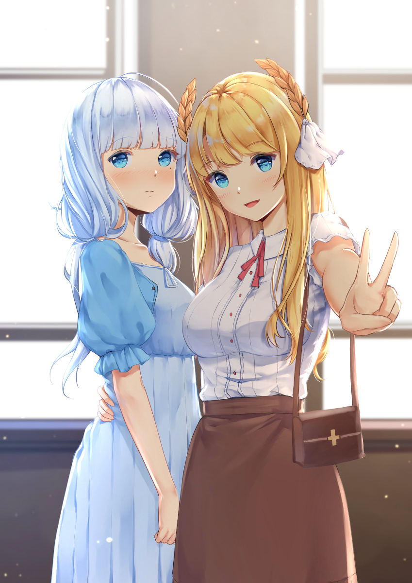 This is a pixiv picture whose title is (^_−)☆.