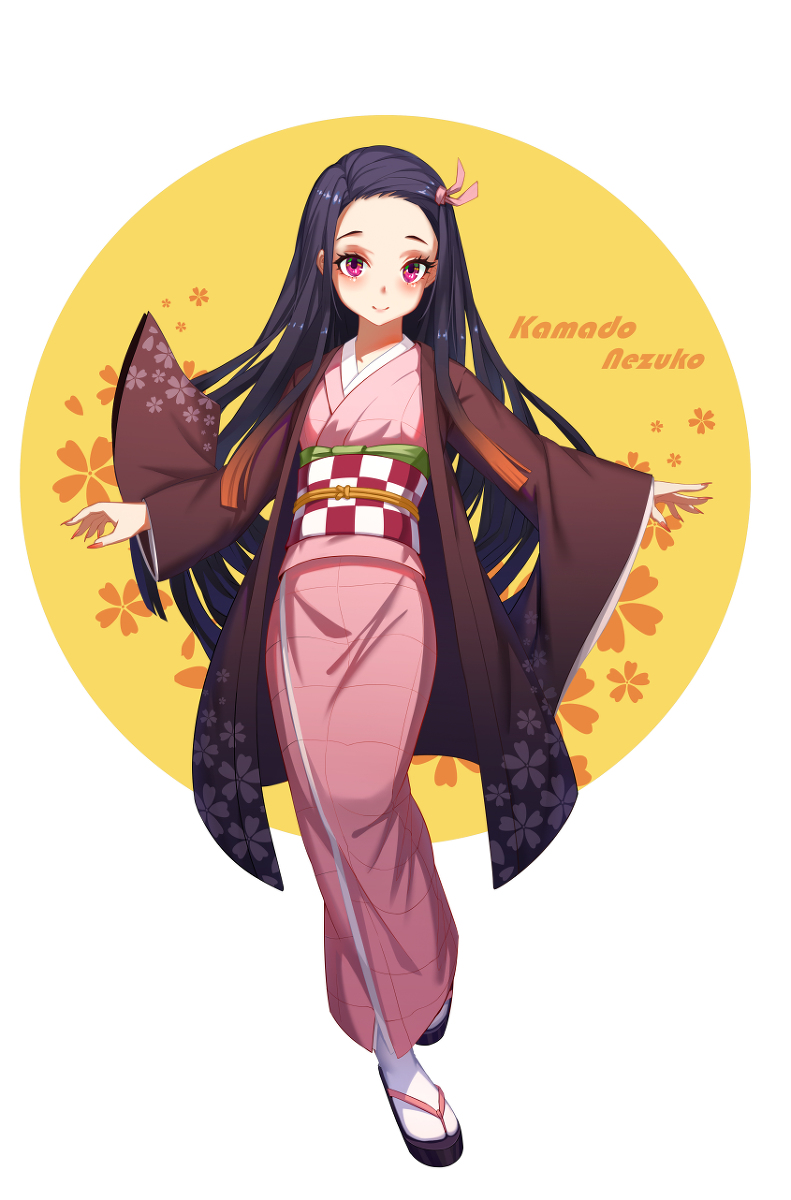 This is a pixiv picture whose title is 竈門 禰豆子.