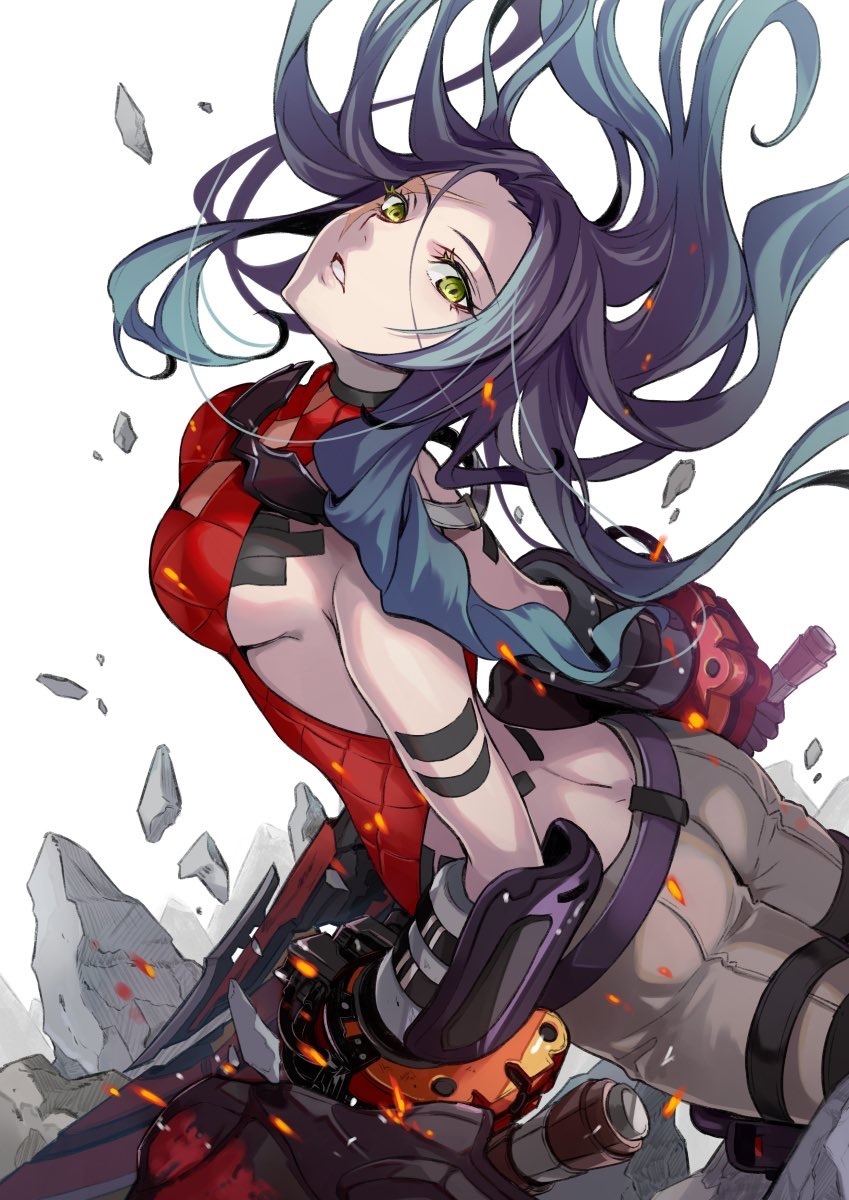 This is a pixiv picture whose title is 『GODEATER』企画イラスト.