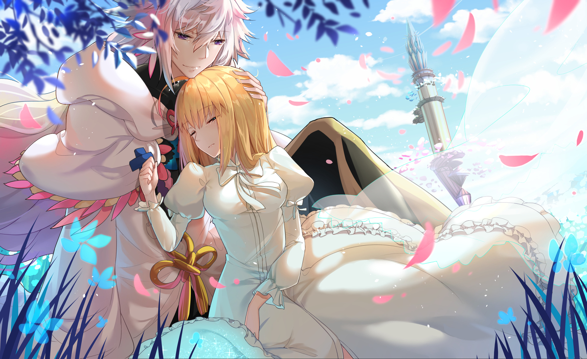 This is a pixiv picture whose title is Garden of Avalon.