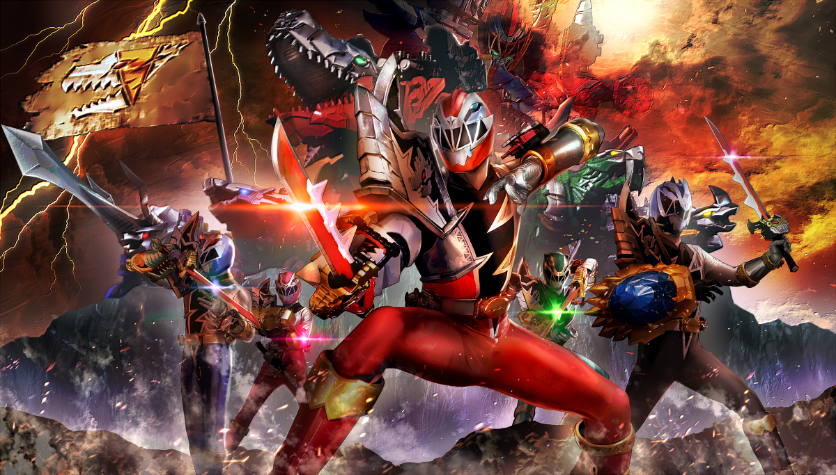 This is a pixiv picture whose title is 騎士竜戦隊リュウソウジャー.