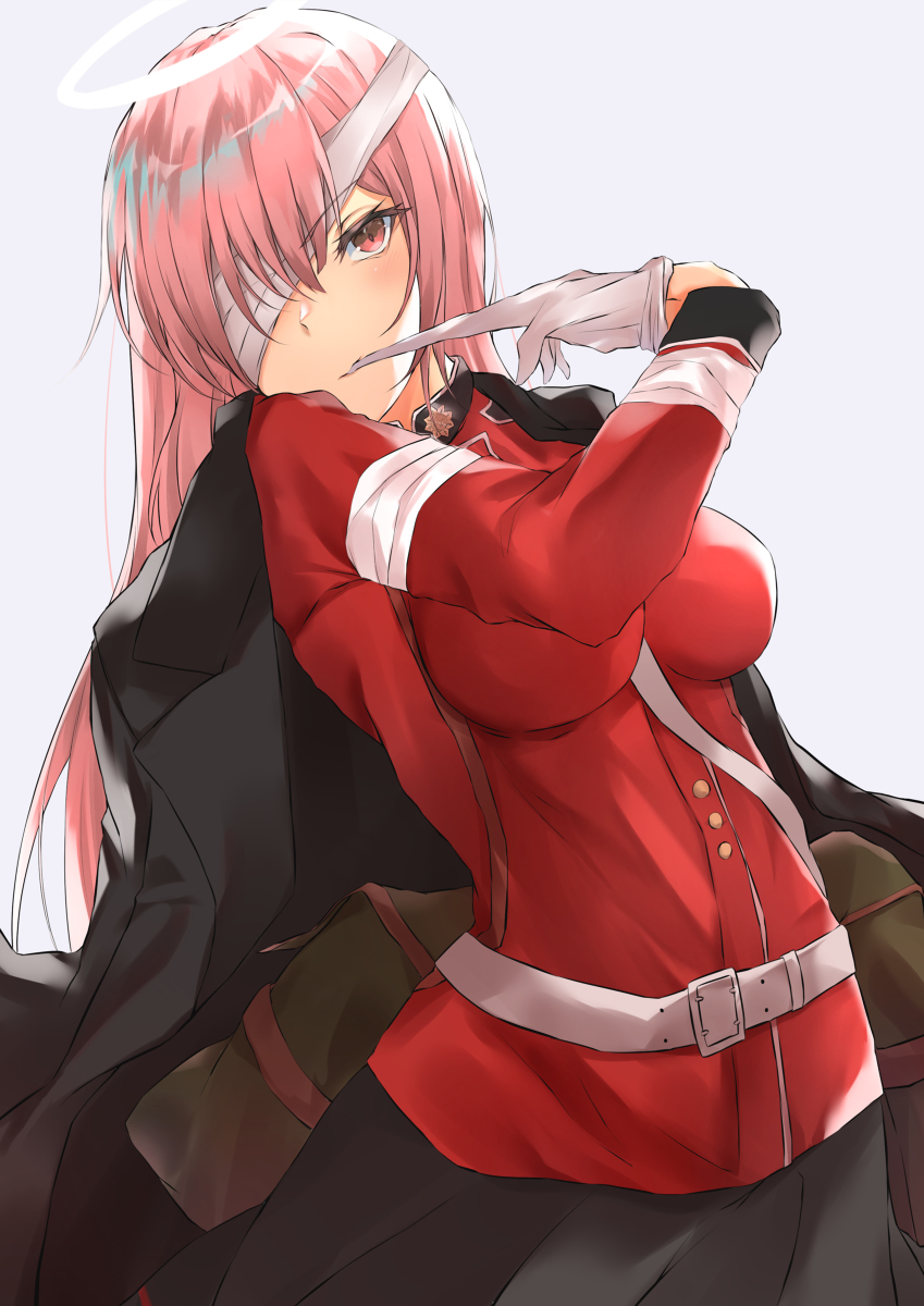 This is a pixiv picture whose title is 婦長.