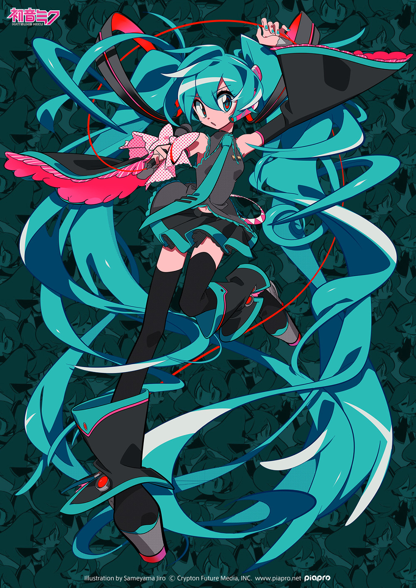 This is a pixiv picture whose title is ◆Works◆MIKU EXPO 2018 メインビジュアル.