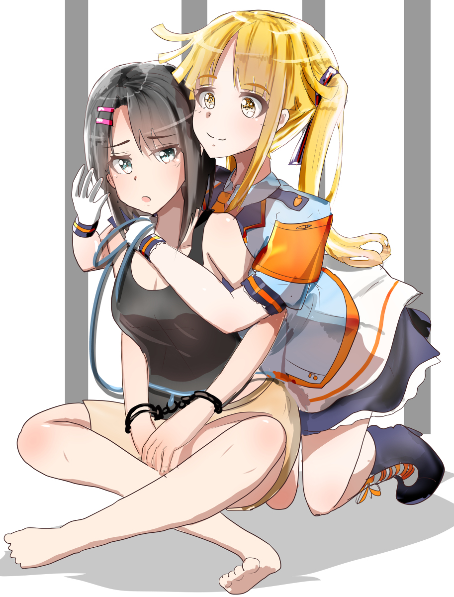 This is a pixiv picture whose title is 動いちゃダメ.