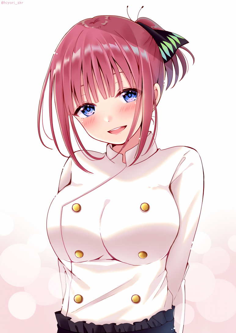 This is a pixiv picture whose title is ポニテ二乃♡.