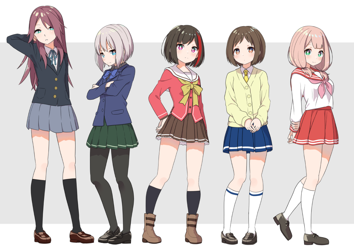 This is a pixiv picture whose title is どこかで見た制服のAfterglow.