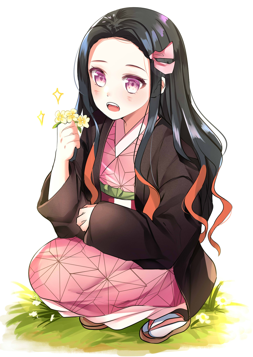 This is a pixiv picture whose title is Kamado Nezuko.