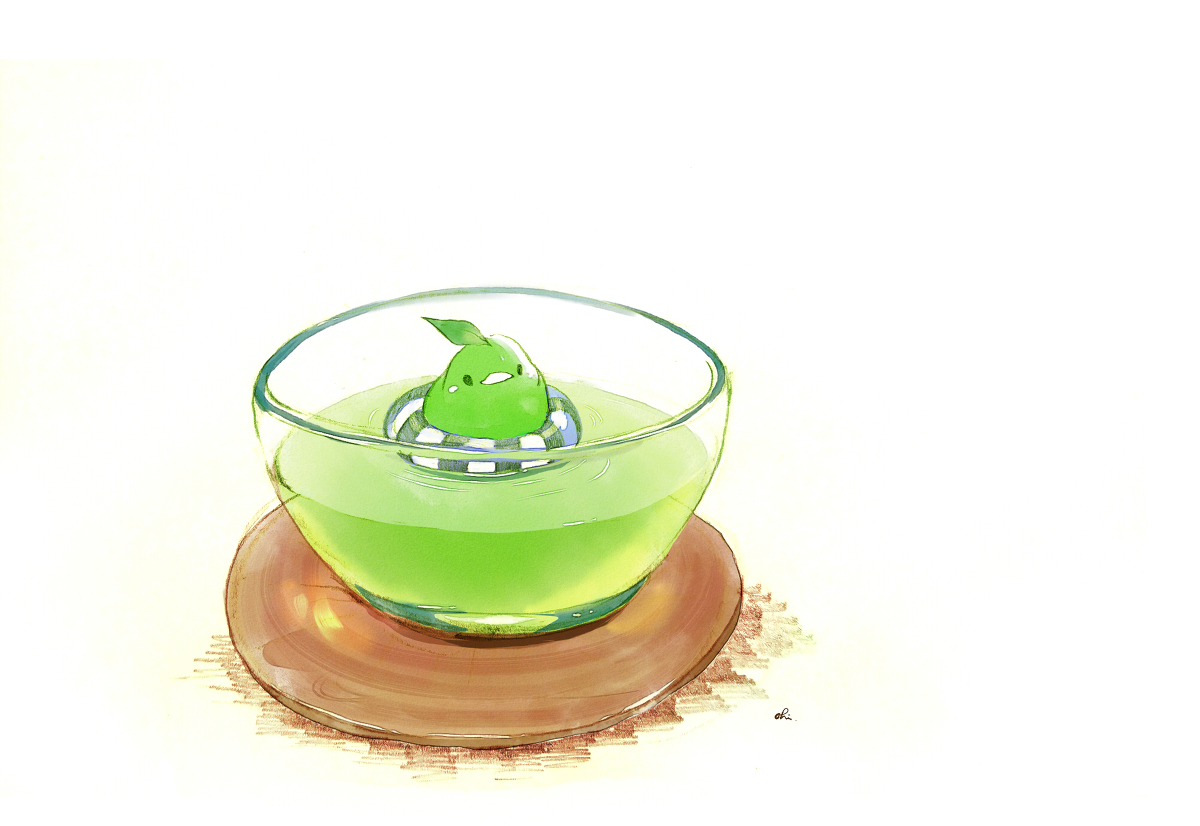 This is a pixiv picture whose title is 冷茶.
