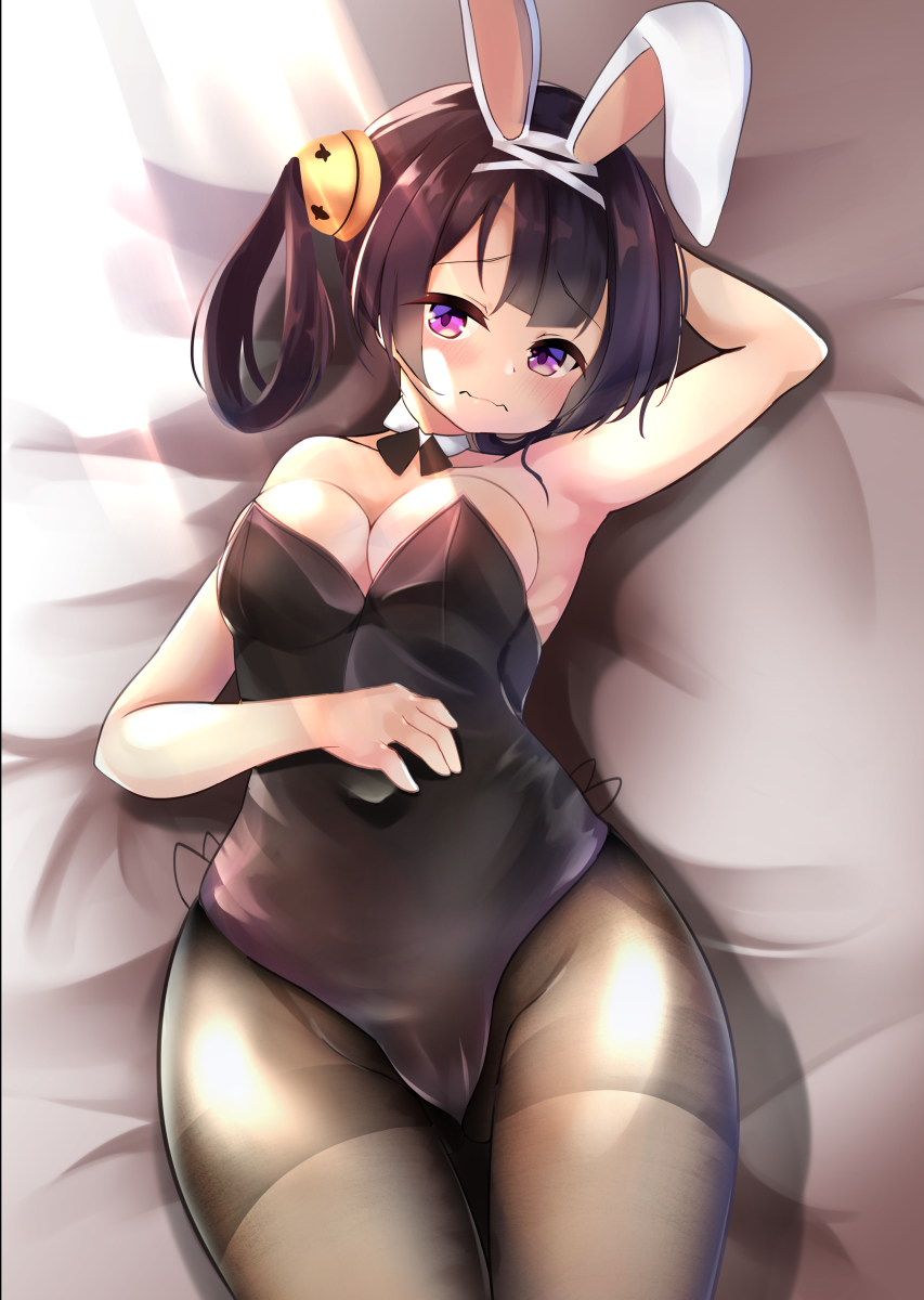 This is a pixiv picture whose title is 寧海×二周年バニー.