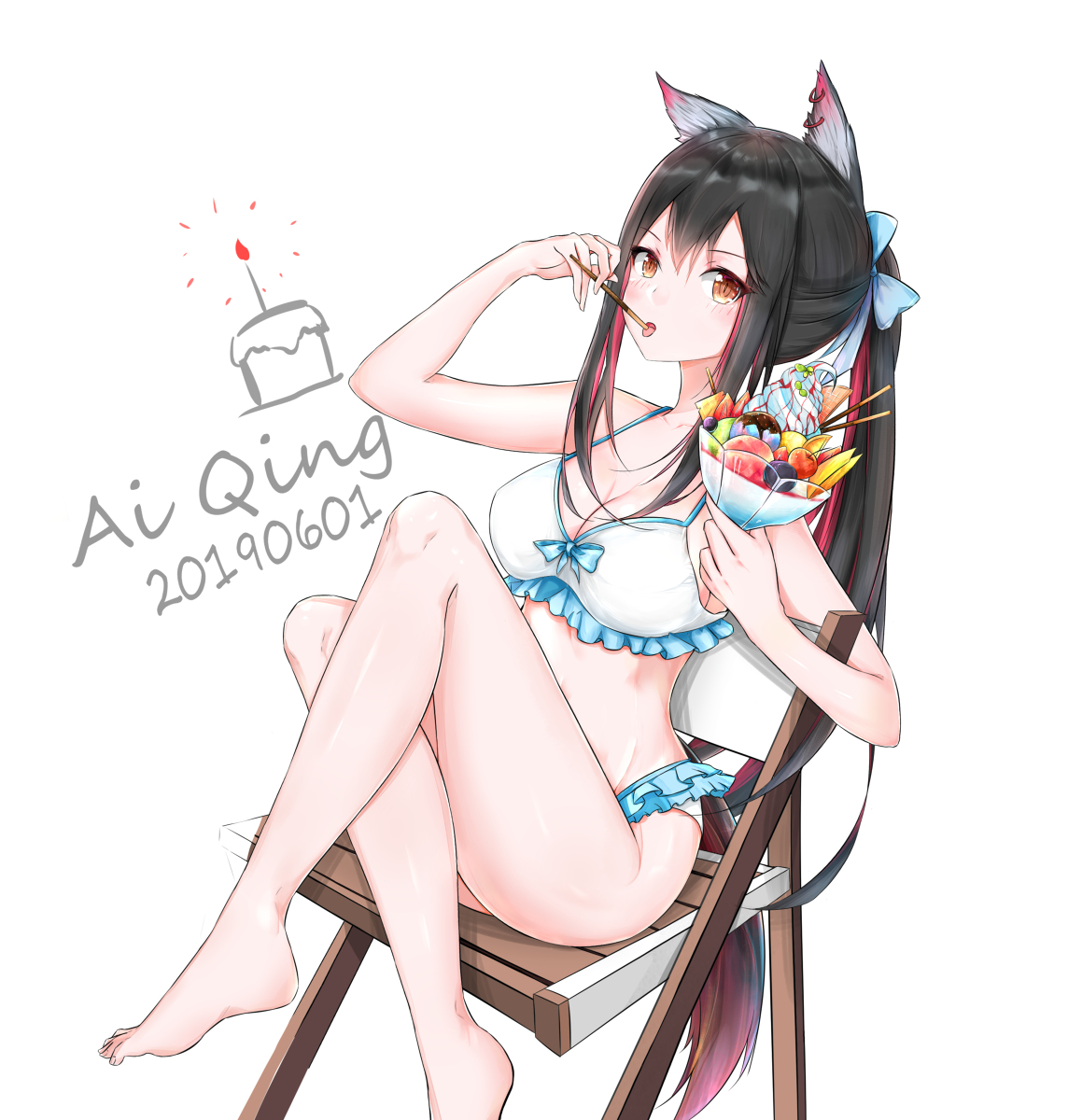 This is a pixiv picture whose title is 德克萨斯的生日~.