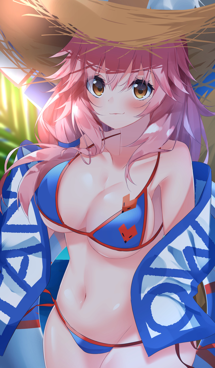 This is a pixiv picture whose title is タマモちゃんサマー.