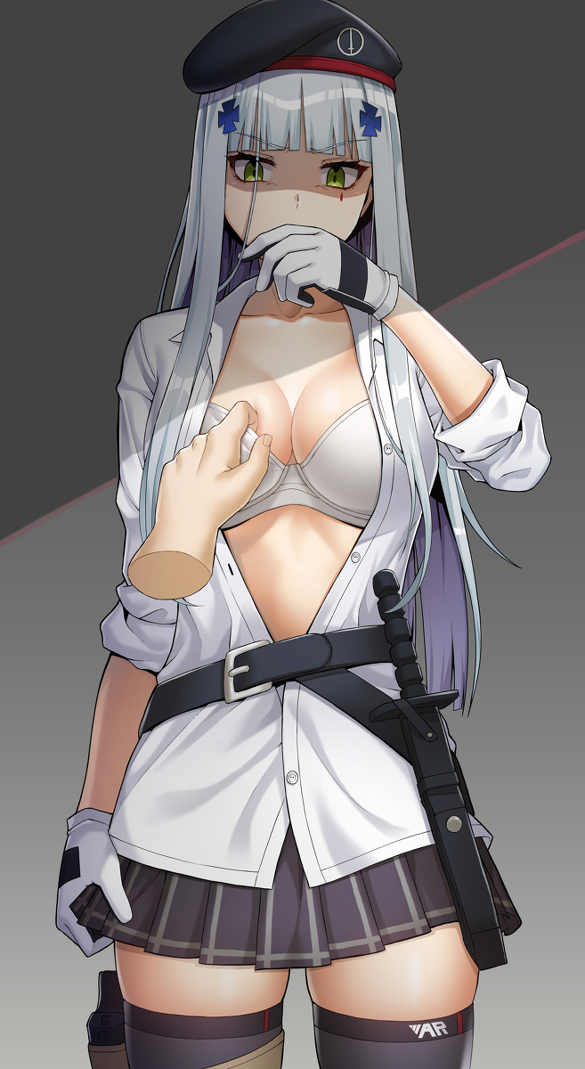 This is a pixiv picture whose title is HK416.........