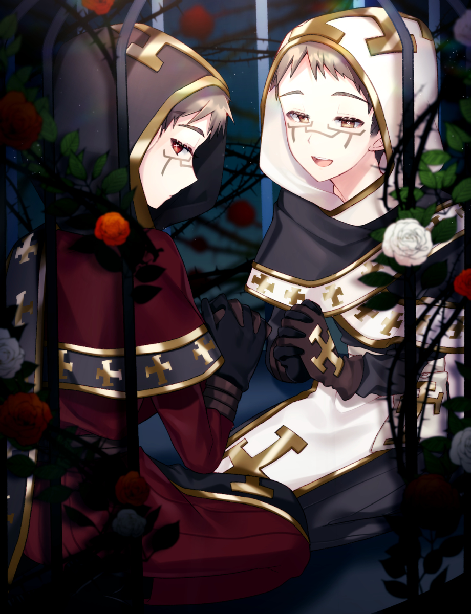 This is a pixiv picture whose title is 贄の羊.