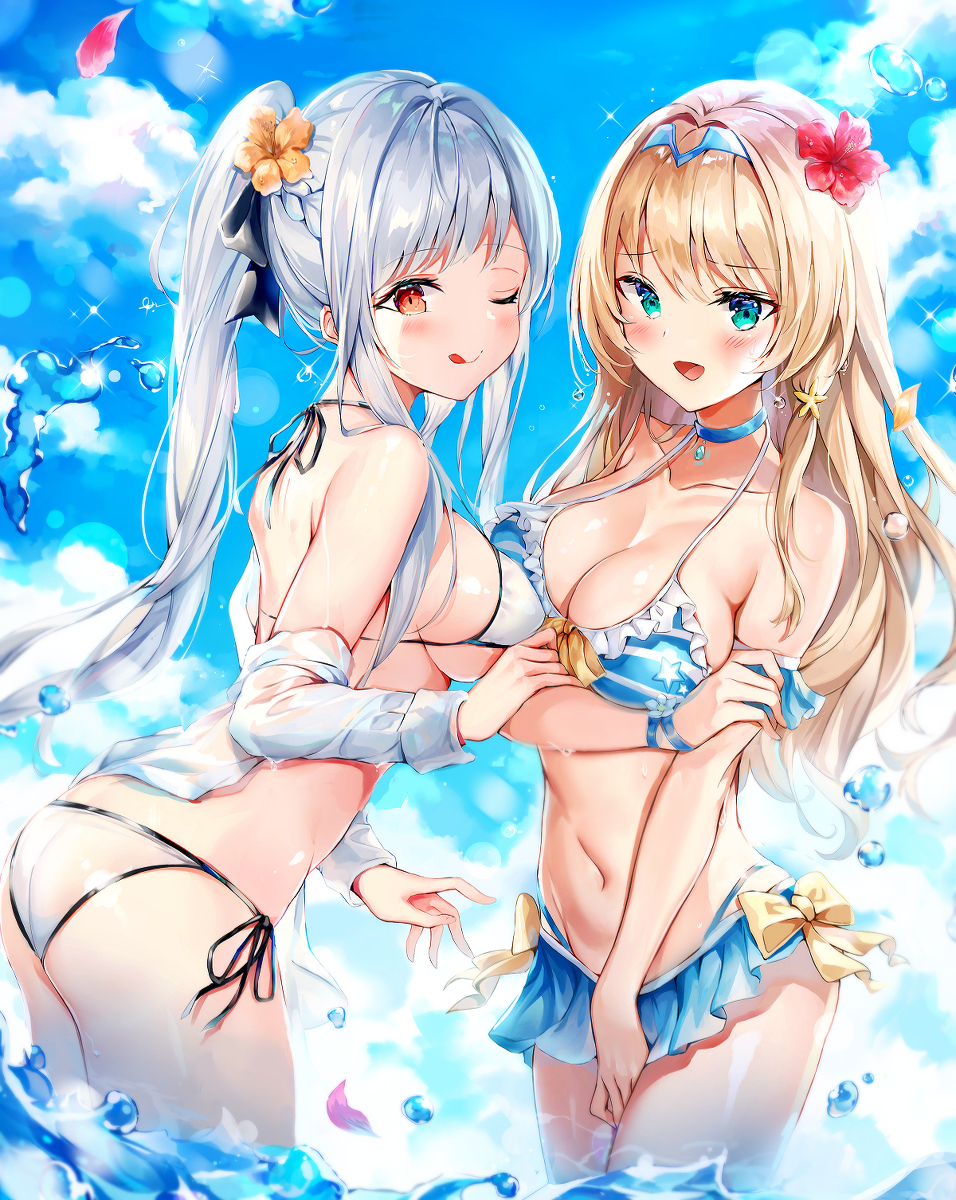 This is a pixiv picture whose title is AK12 AN94.