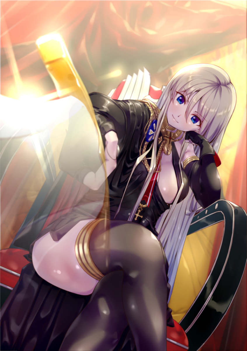 This is a pixiv picture whose title is ビスマルクさん.