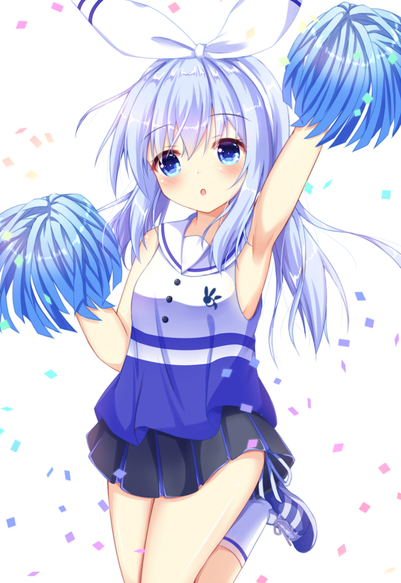 This is a pixiv picture whose title is チノちゃんの応援.