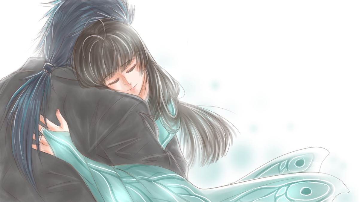 This is a pixiv picture whose title is 「また会おうね」.