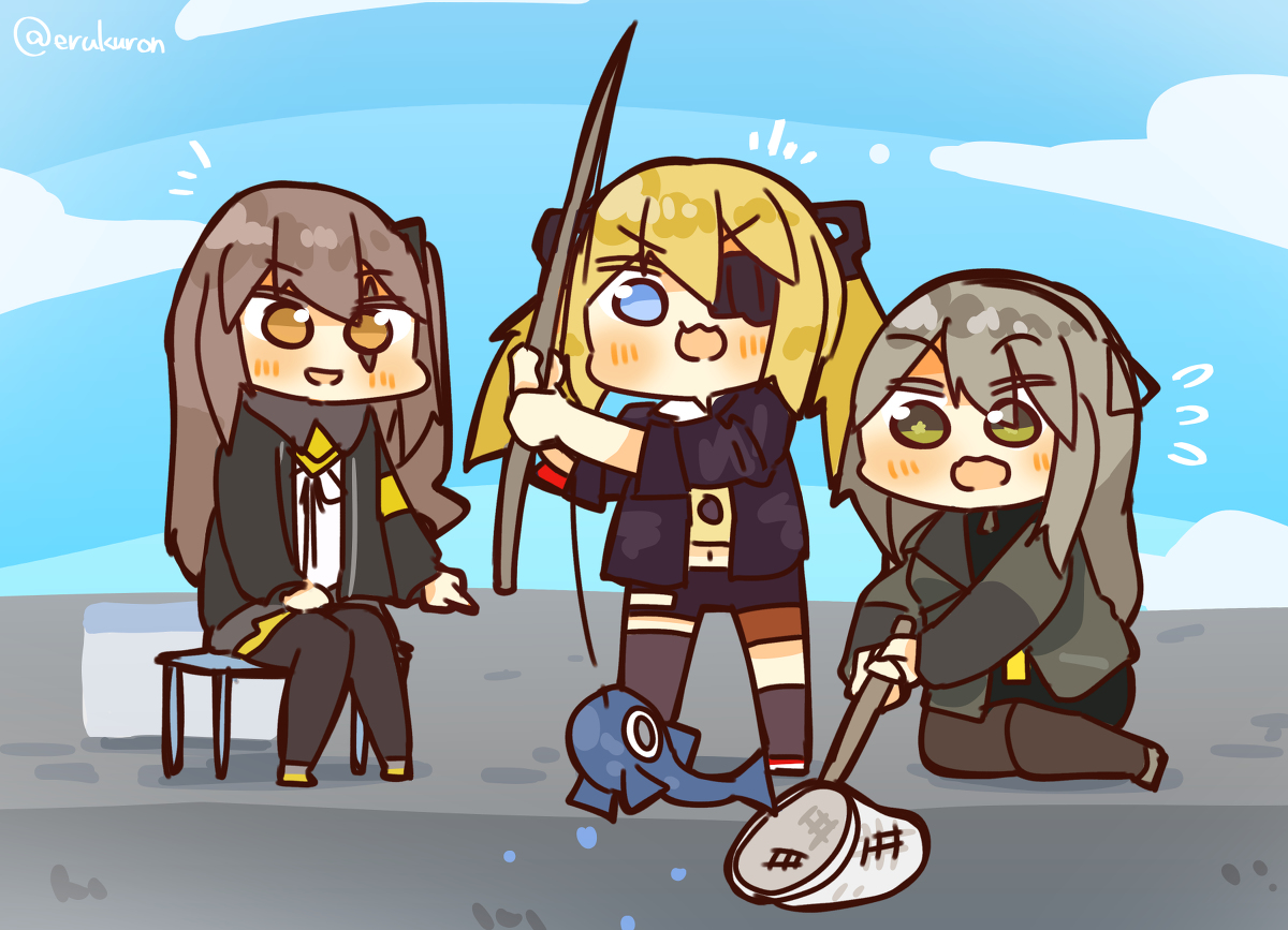 This is a pixiv picture whose title is たのしい釣りと40すこぴ45.