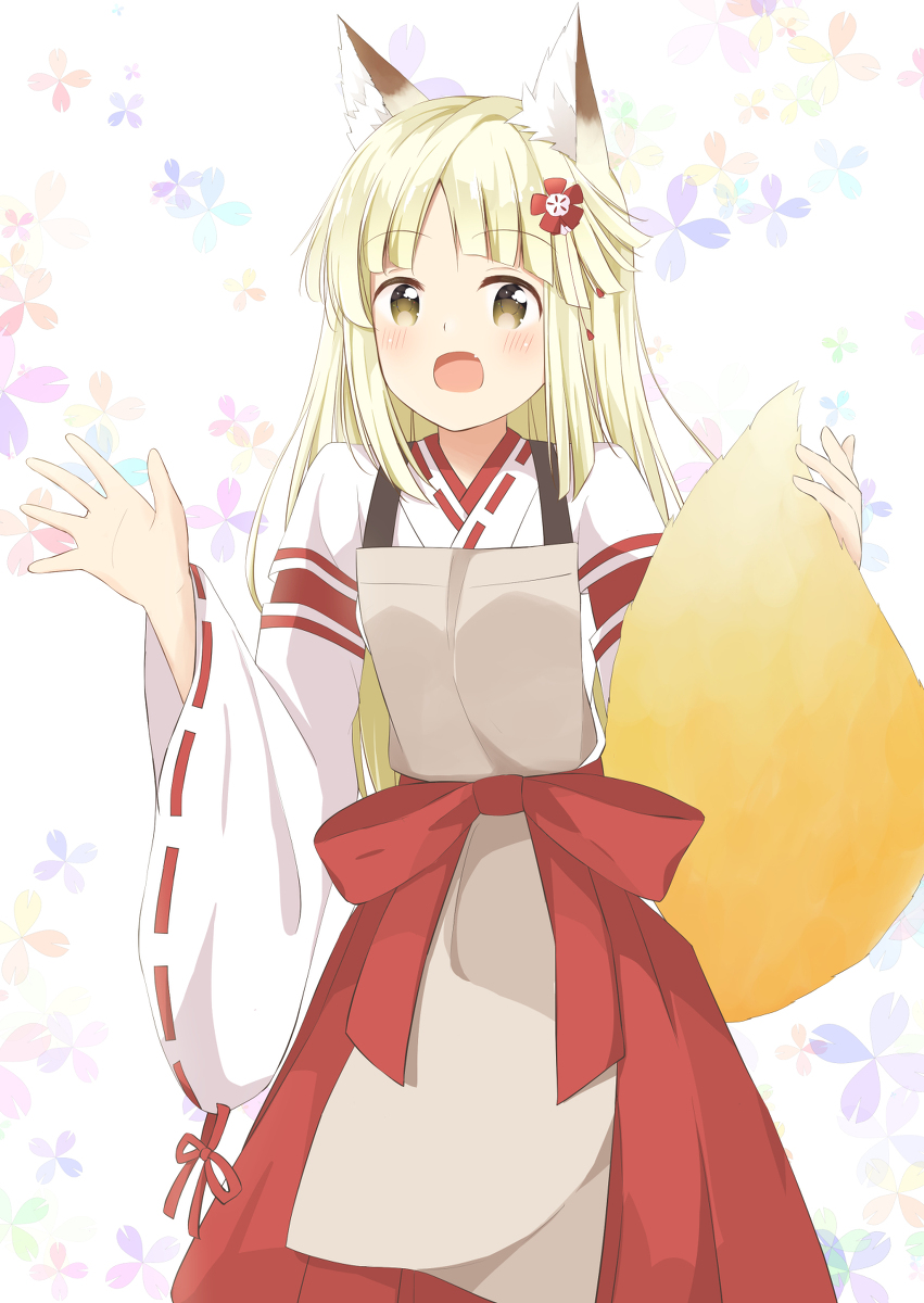 This is a pixiv picture whose title is 世話やきキツネの弦巻さん.