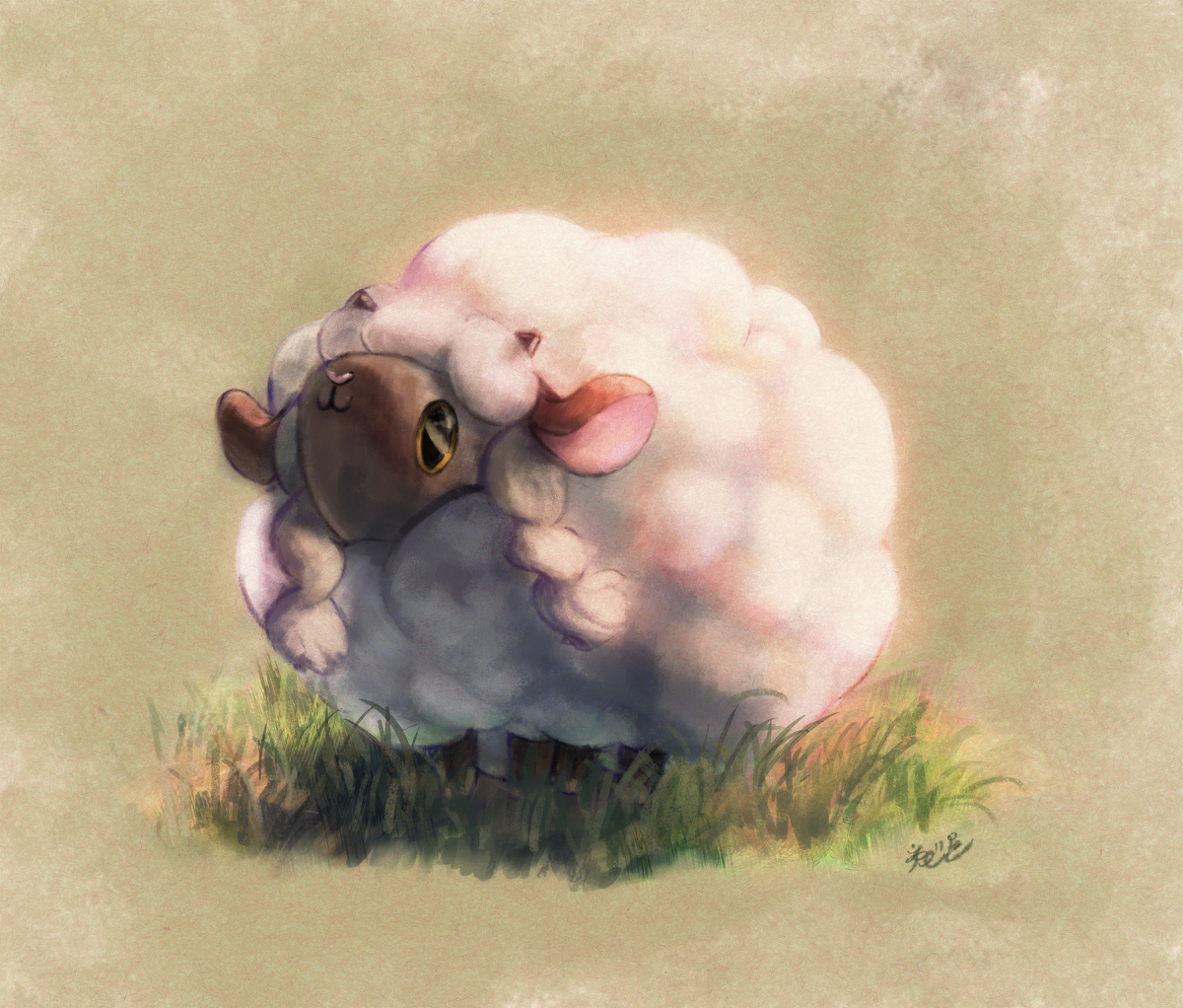 This is a pixiv picture whose title is ウールー可愛すぎ問題.
