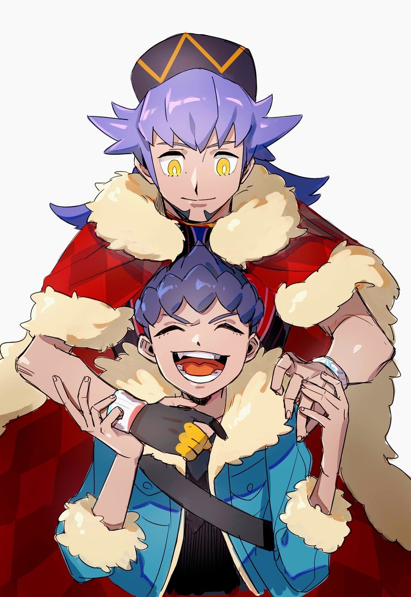 This is a pixiv picture whose title is ダンデとホップ.
