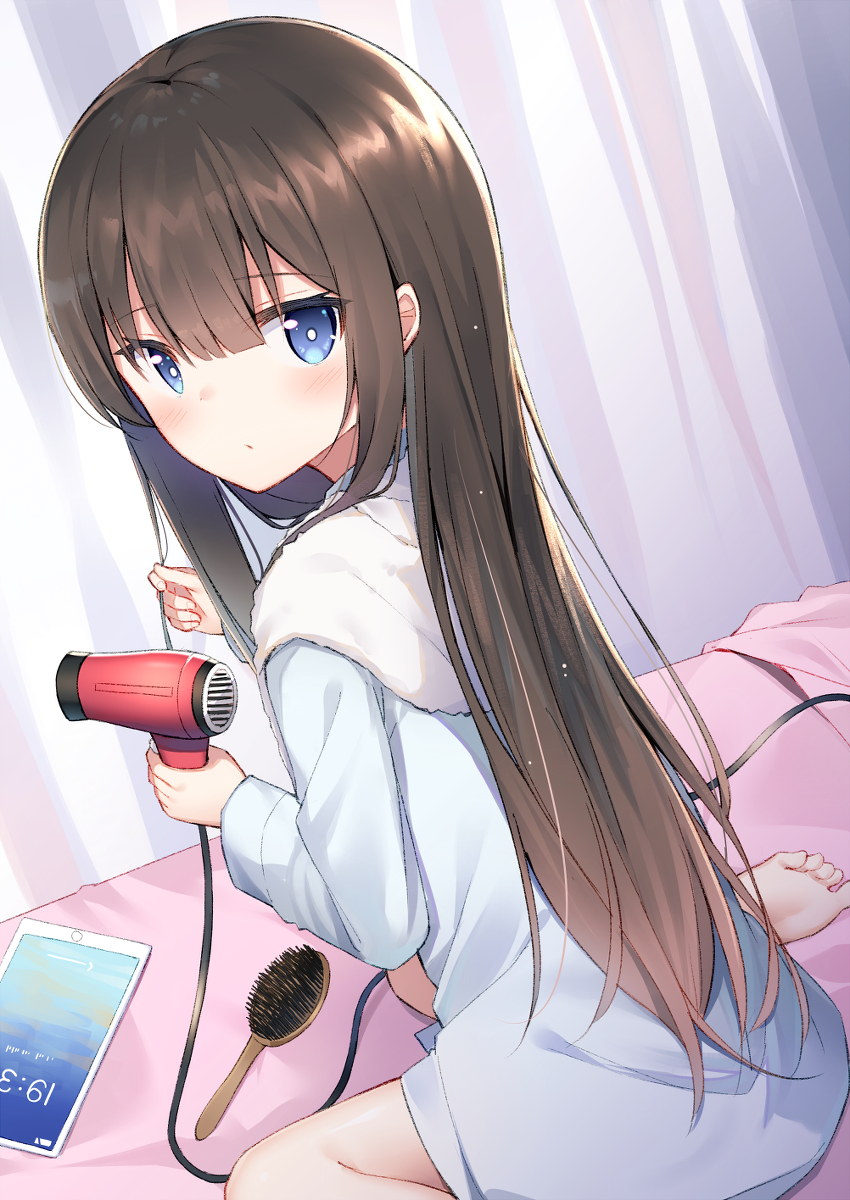 This is a pixiv picture whose title is お風呂上りな彼女.