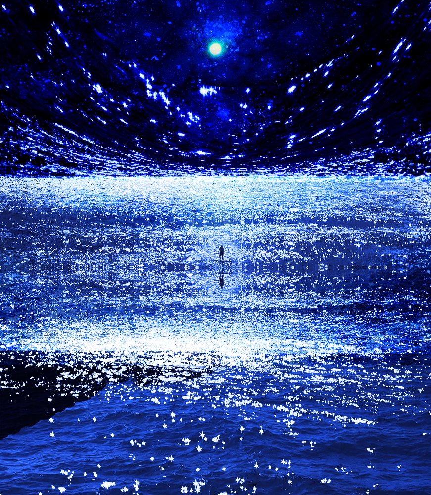This is a pixiv picture whose title is 百年の孤独.