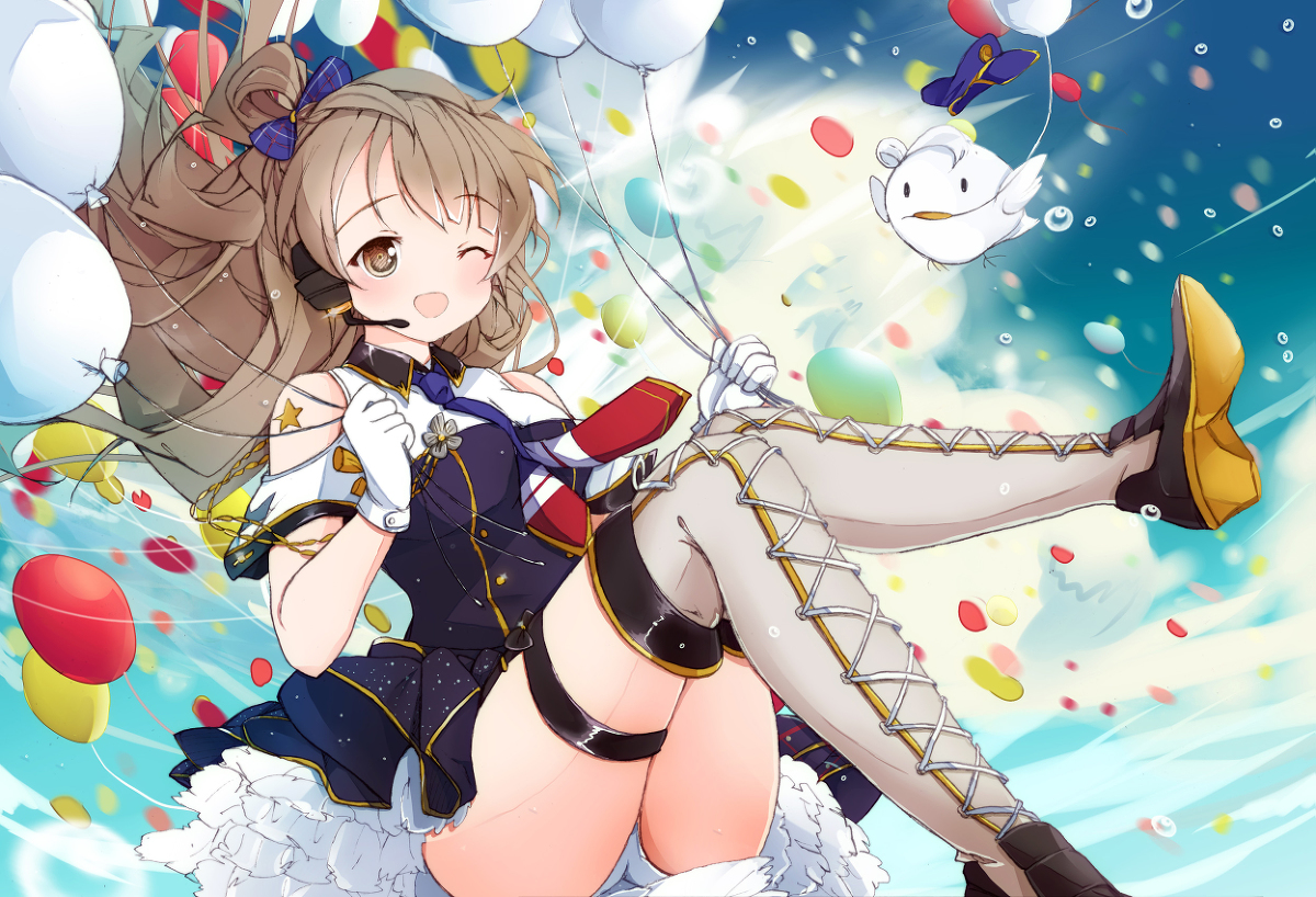 This is a pixiv picture whose title is 空からことり.