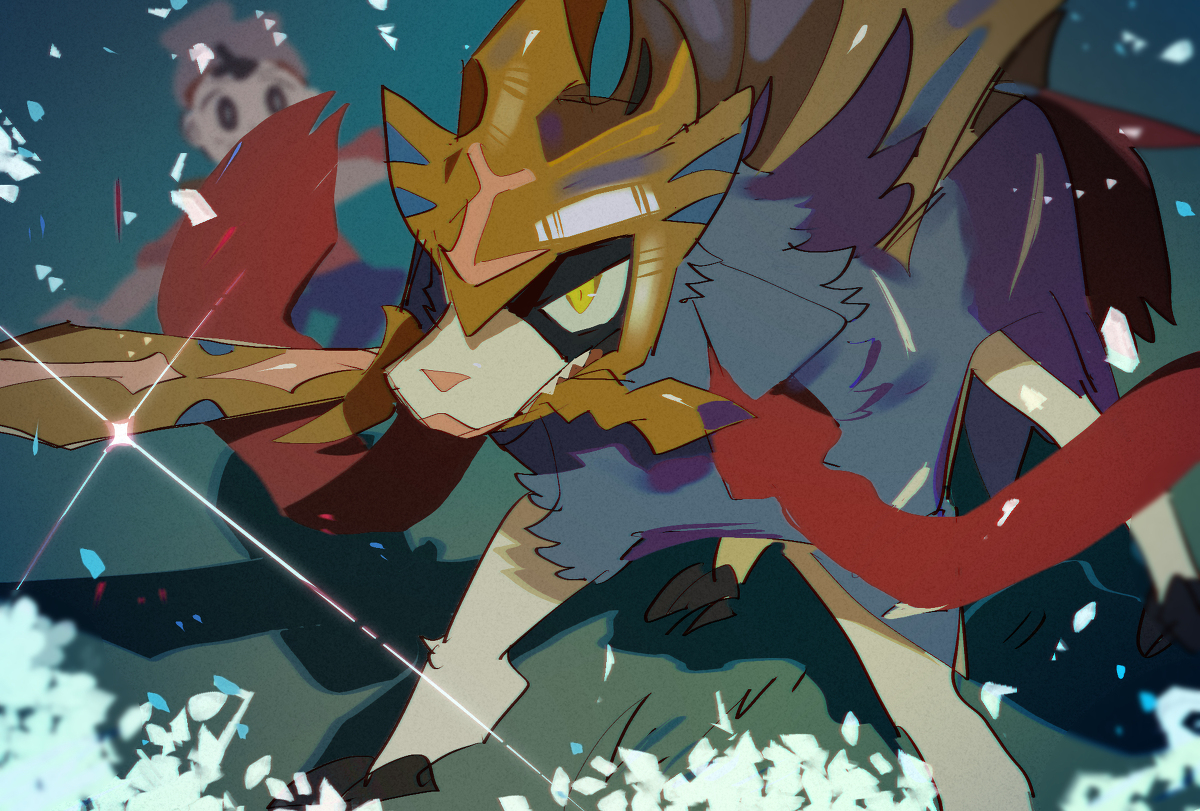 This is a pixiv picture whose title is ポケモンダイレクトテロで死んだ遺影.