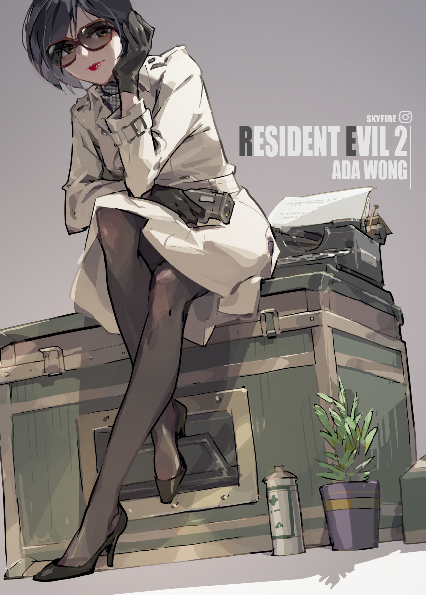 This is a pixiv picture whose title is RE 2 Remake ADA.