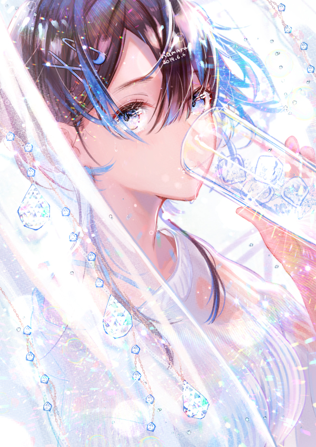 This is a pixiv picture whose title is しずくと乳酸菌飲料。.