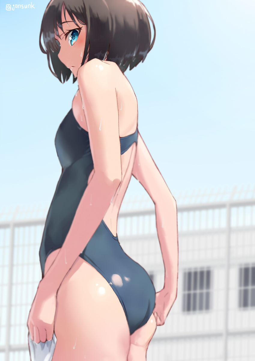 This is a pixiv picture whose title is 気になるポジション.