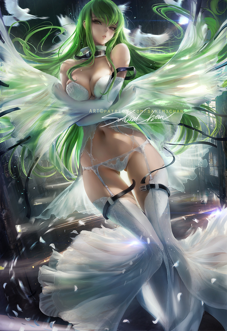 This is a pixiv picture whose title is Code Geass: C.C..
