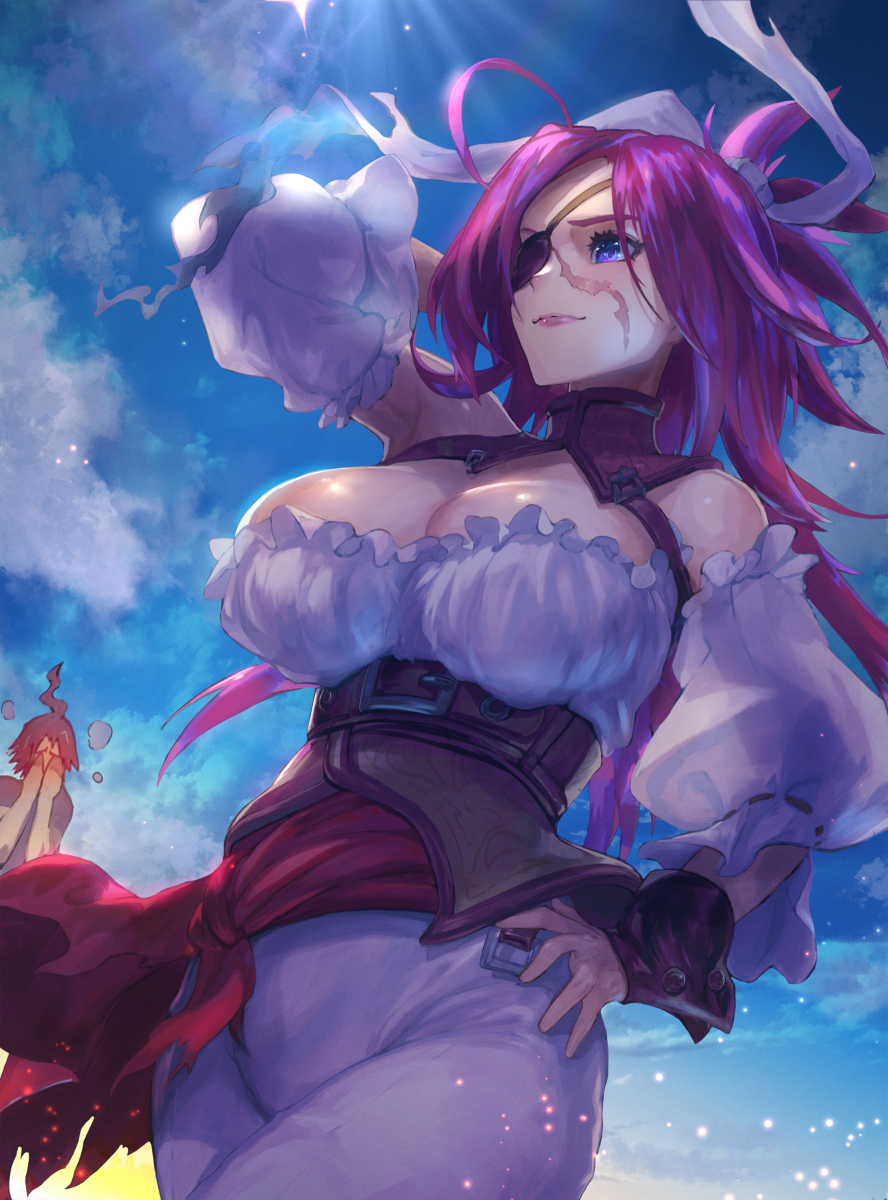 This is a pixiv picture whose title is たわわドレイク姉さん！.