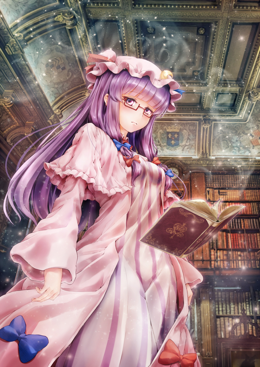 This is a pixiv picture whose title is パチュリー.