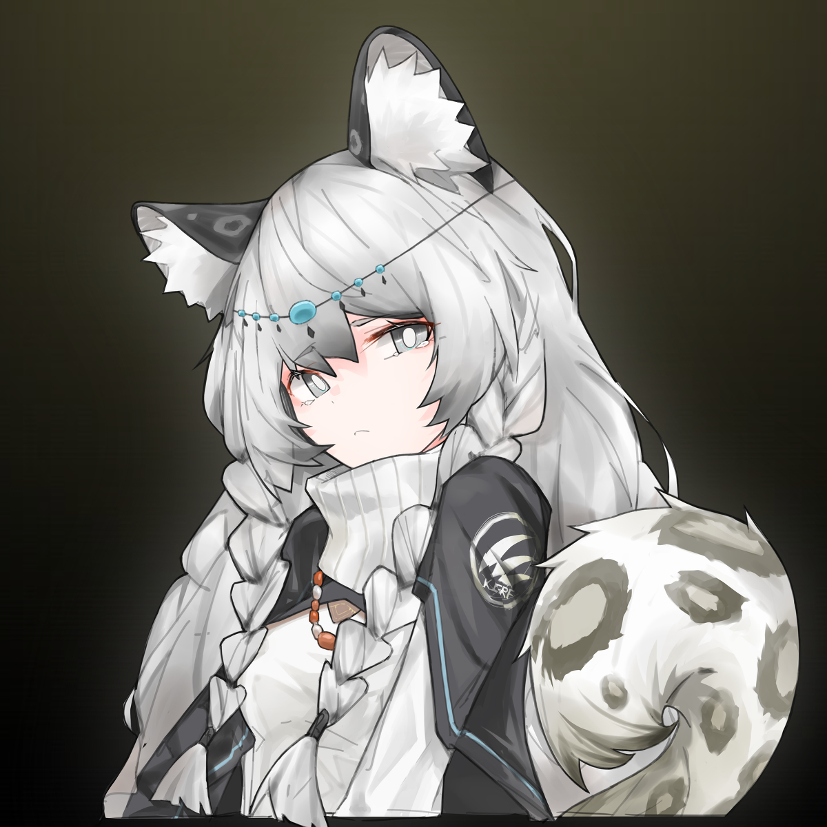 This is a pixiv picture whose title is 【初雪】.
