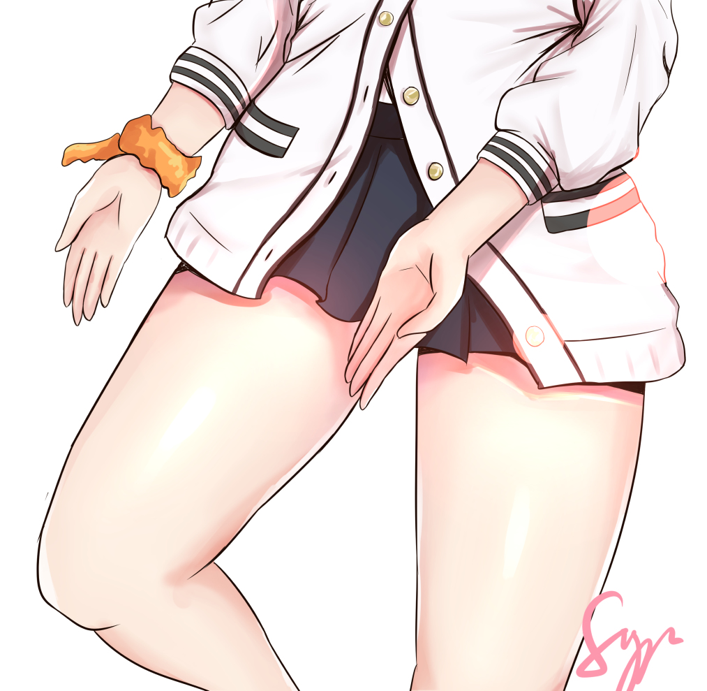 This is a pixiv picture whose title is Thigh Gift.