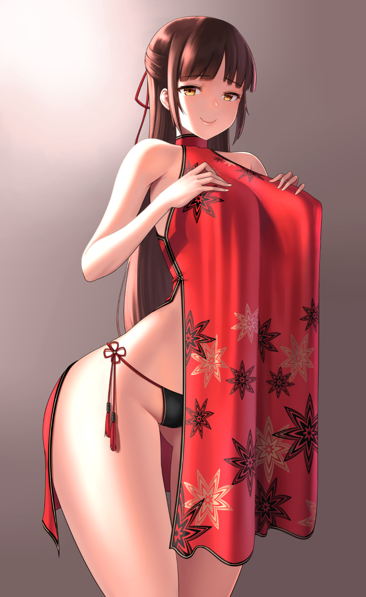 This is a pixiv picture whose title is チャイナドレス.