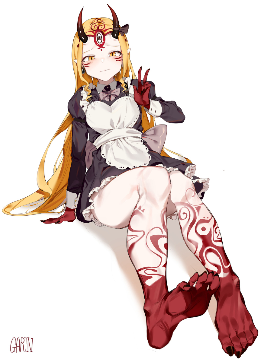 This is a pixiv picture whose title is 茨木童子(FGO).