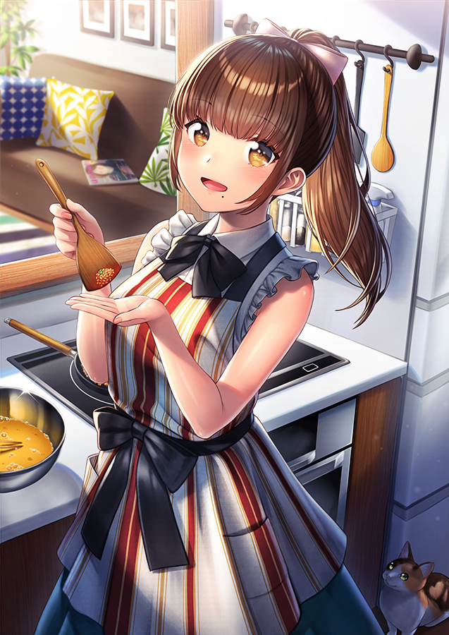 This is a pixiv picture whose title is 味どうかな？.