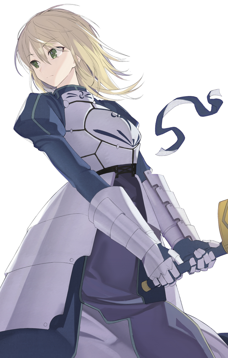 This is a pixiv picture whose title is Saber.