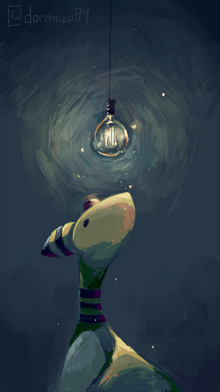 This is a pixiv picture whose title is デンリュウ.