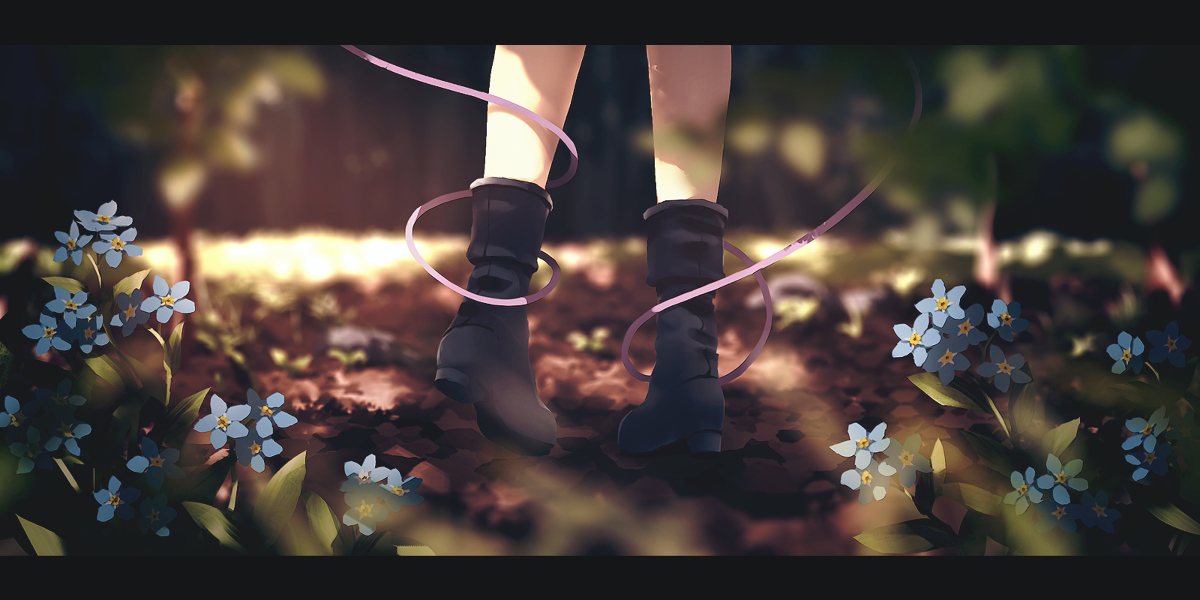 This is a pixiv picture whose title is 名前の知らない花.