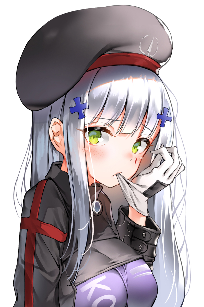 This is a pixiv picture whose title is HK416.