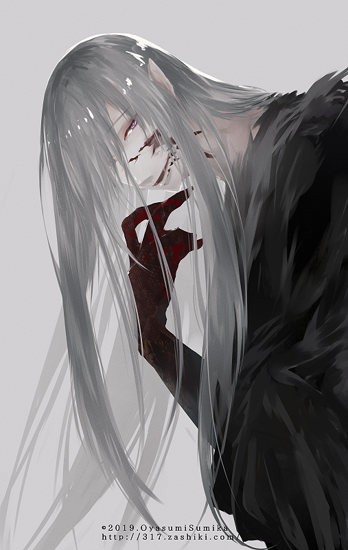This is a pixiv picture whose title is 吸血鬼.
