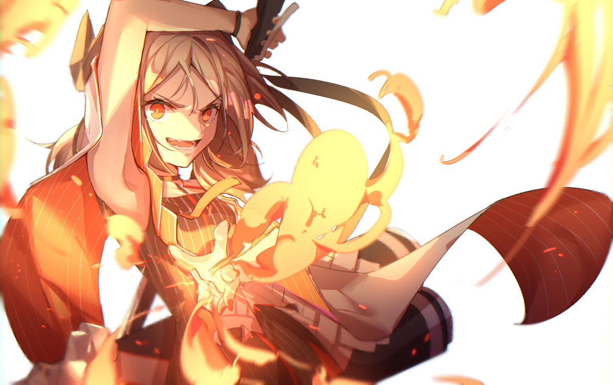 This is a pixiv picture whose title is Ifrit.