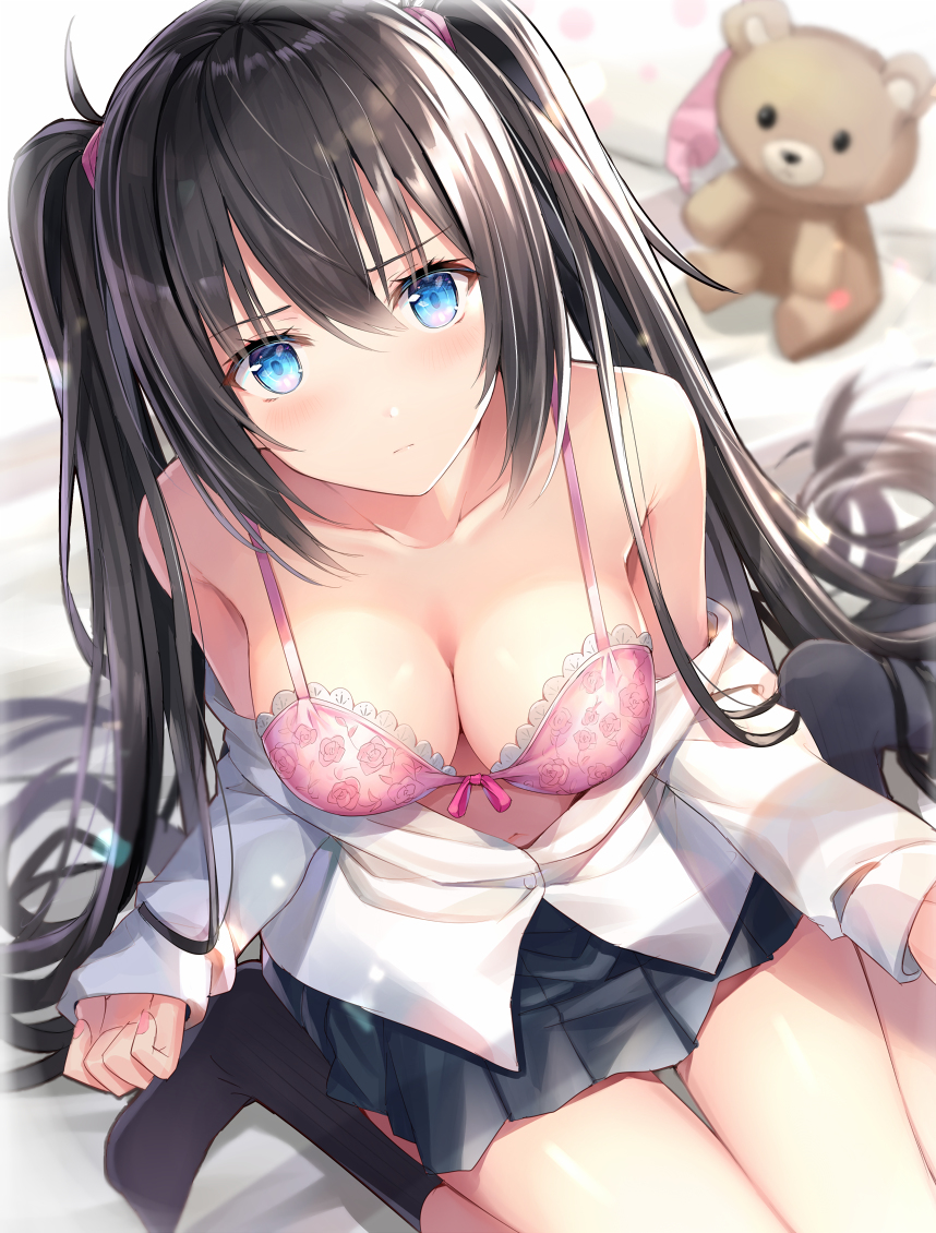 This is a pixiv picture whose title is ぬぎぬぎJK.