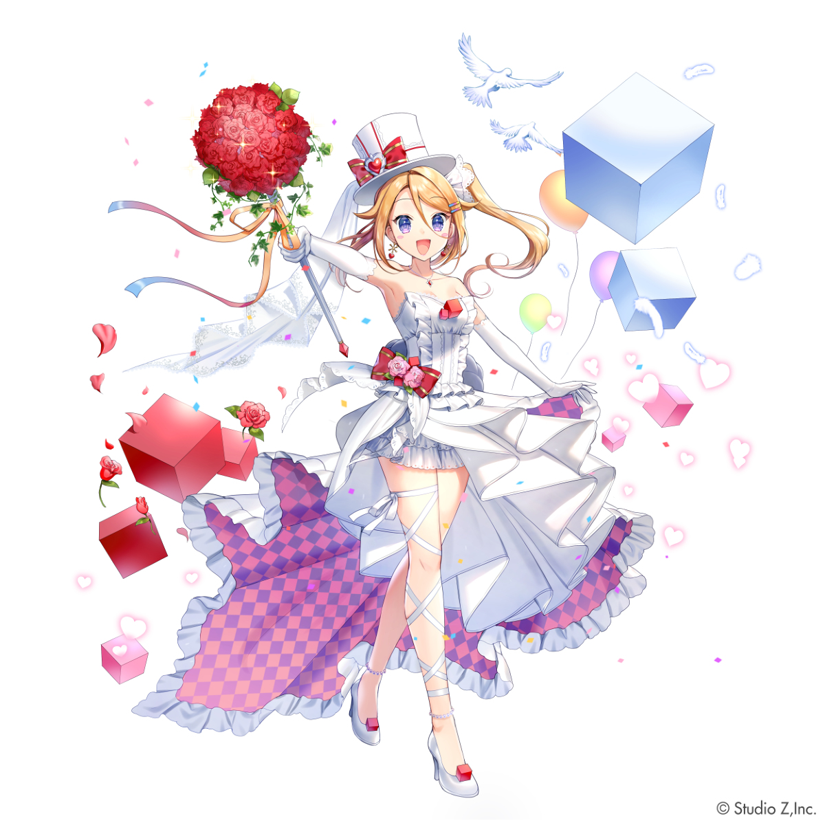 This is a pixiv picture whose title is ブライダル　リオ.