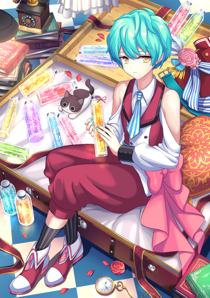 This is a pixiv picture whose title is みどり.