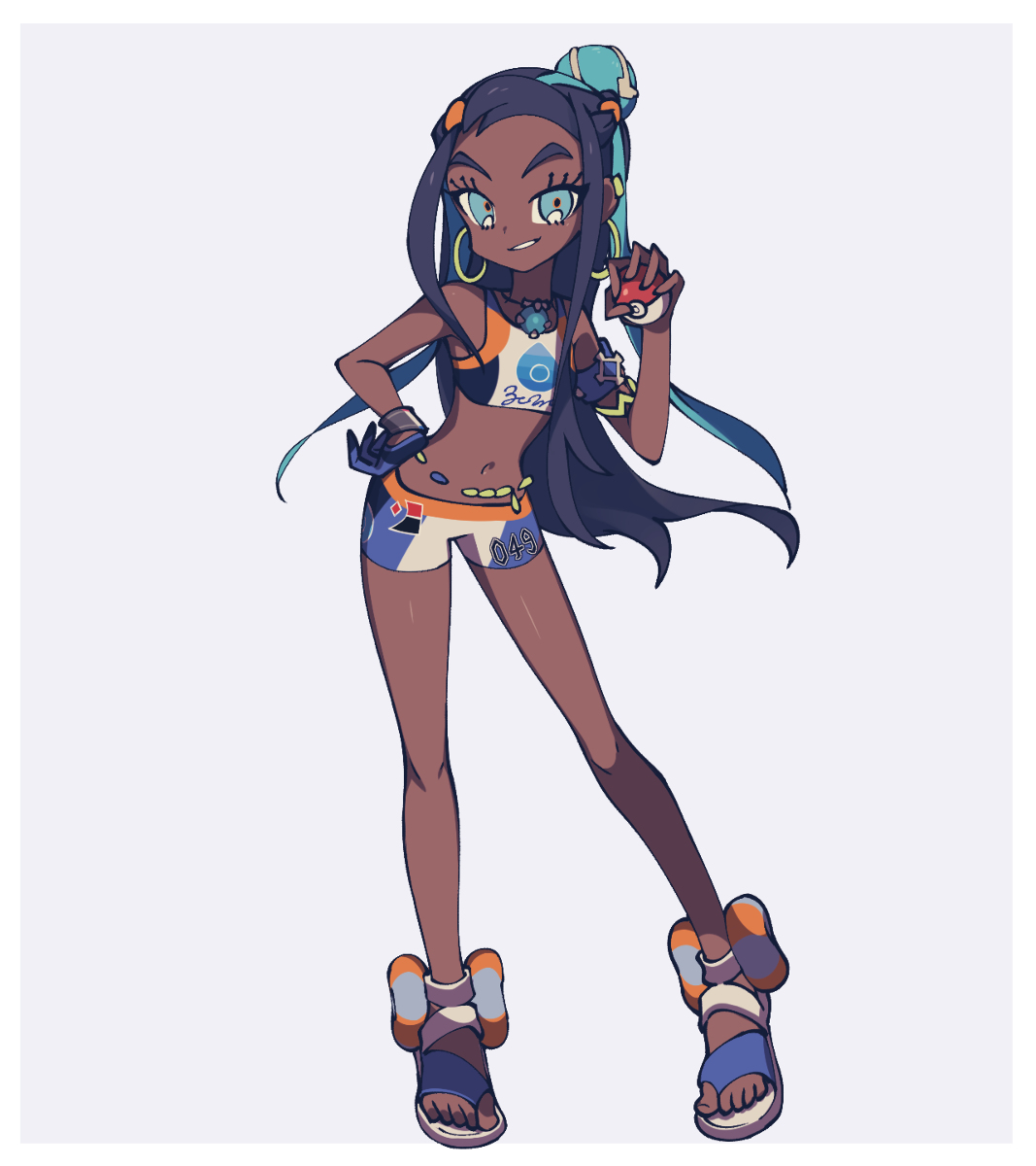 This is a pixiv picture whose title is Nessa.